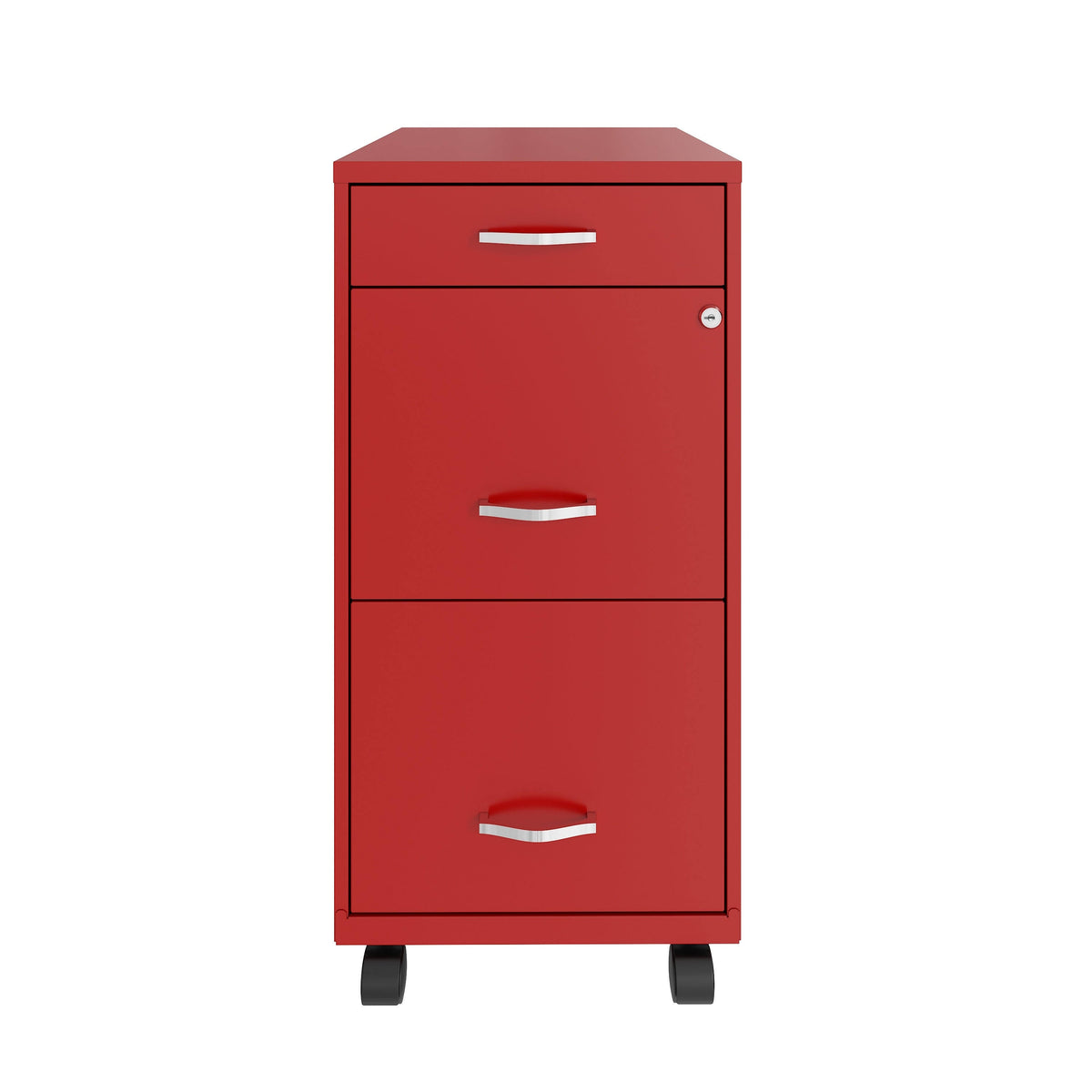 18in Deep 3 Drawer Mobile Metal File Cabinet N5528