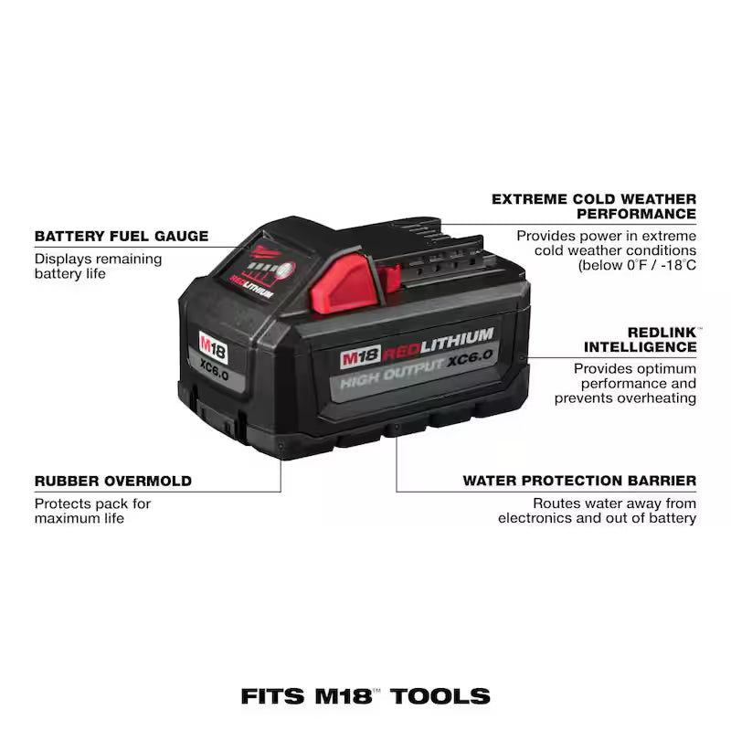 18-Volt Lithium-Ion Cordless Tower Light with Two 6.0 Ah Batteries O755