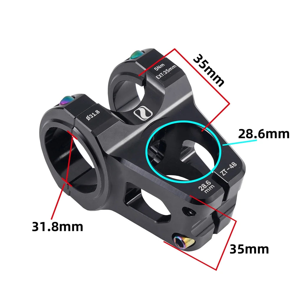 31.8*35mm Aluminum Alloy MTB Stem I3804