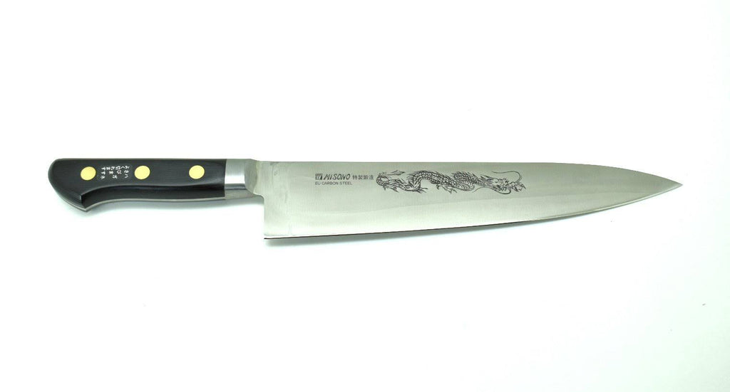 240 mm Gyuto Steel Knife with Dragon Engraving N9640