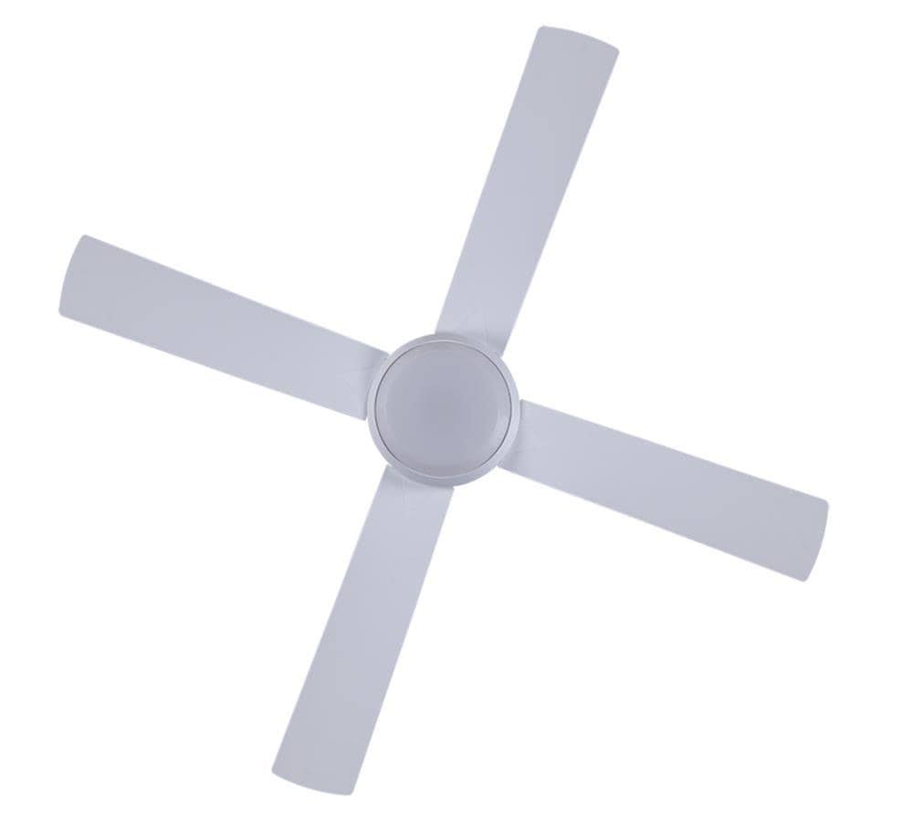 White LED Ceiling Fan with Remote Control U256