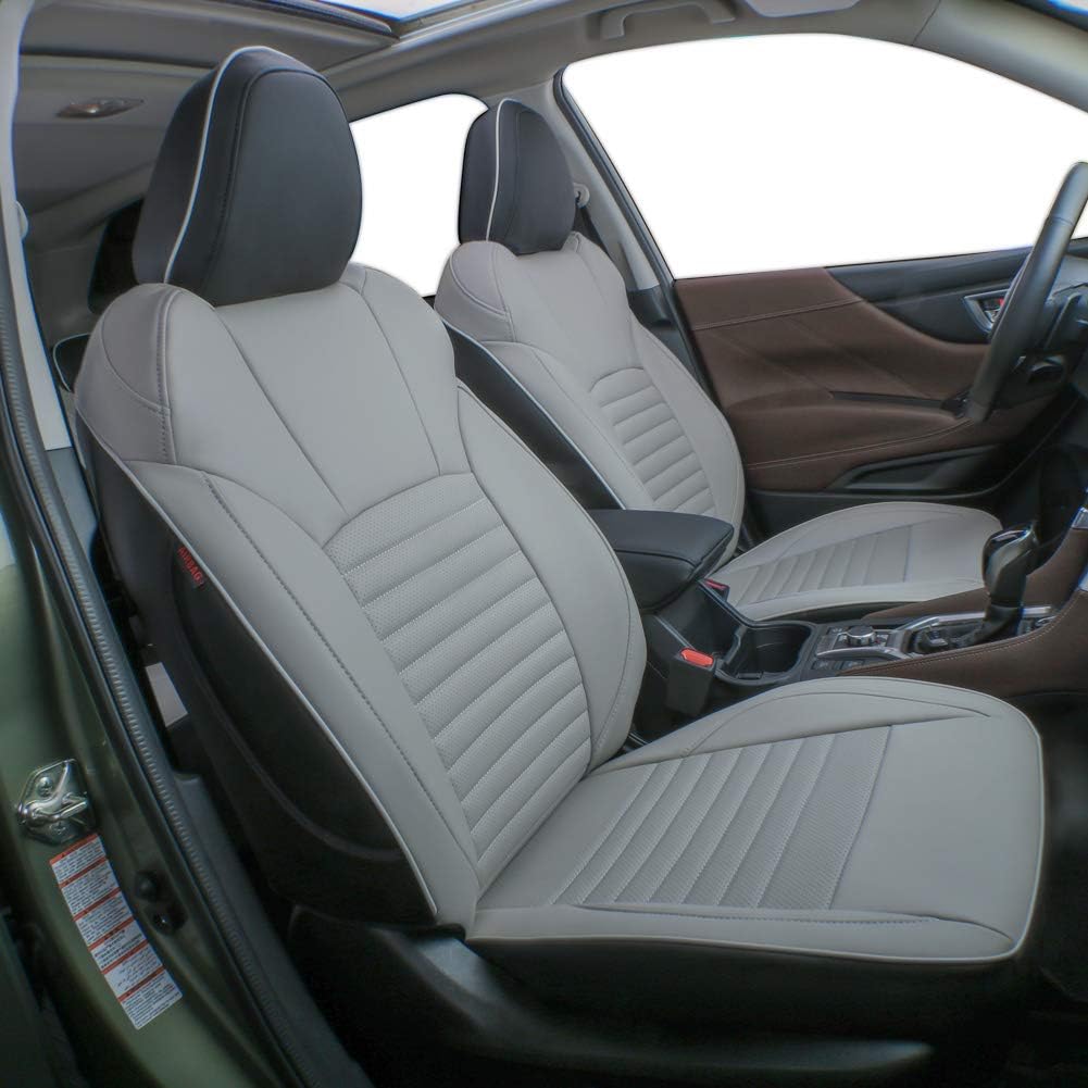 Full Set Car Seat Covers Leatherette Black P6674