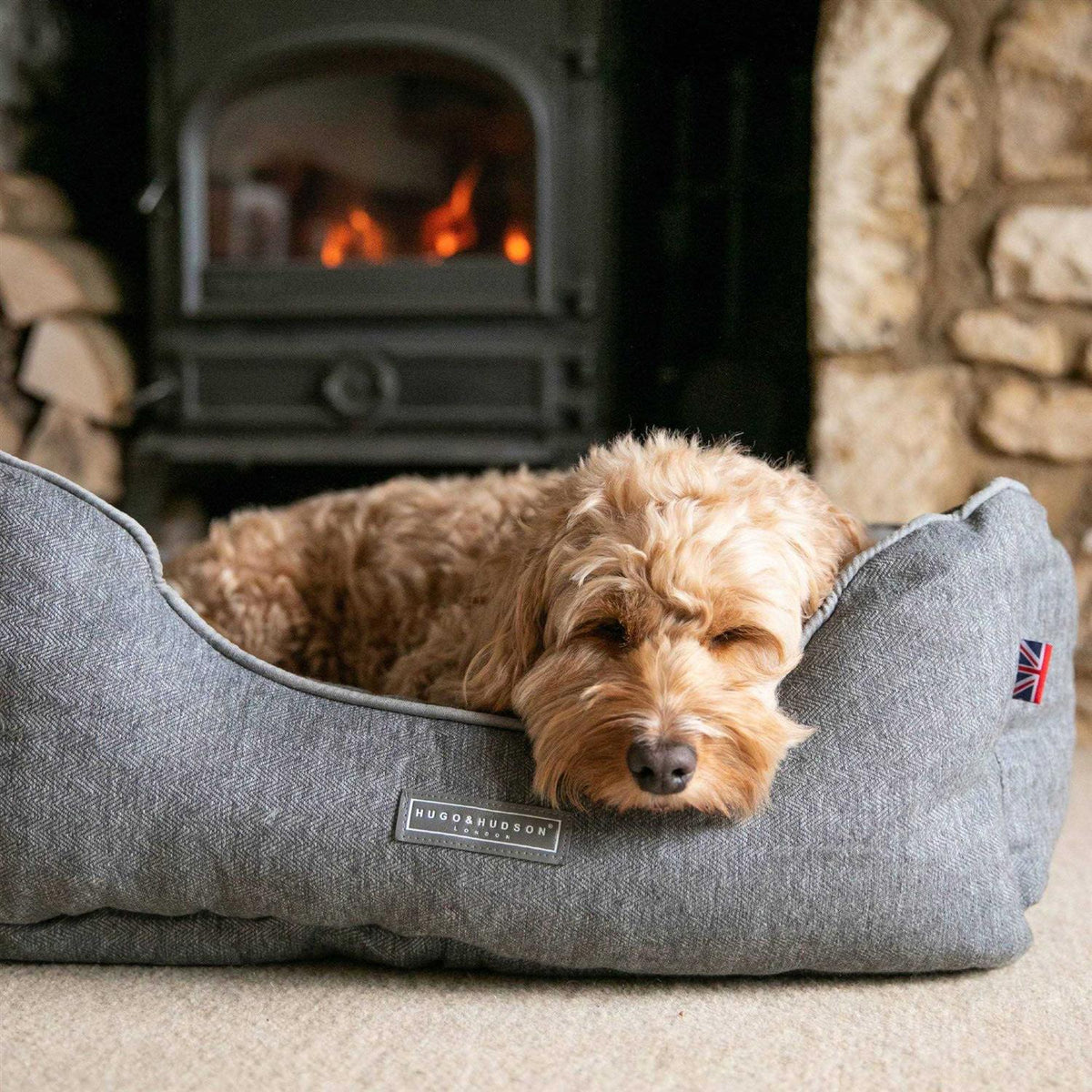 Tweed Dog Bed Y4796