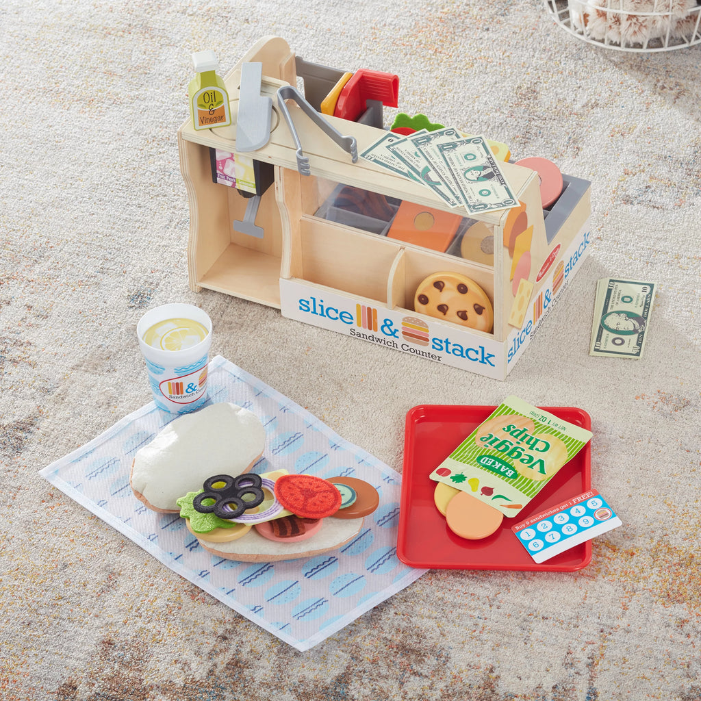 Wooden 56-Piece Pretend Play Food Set R225791