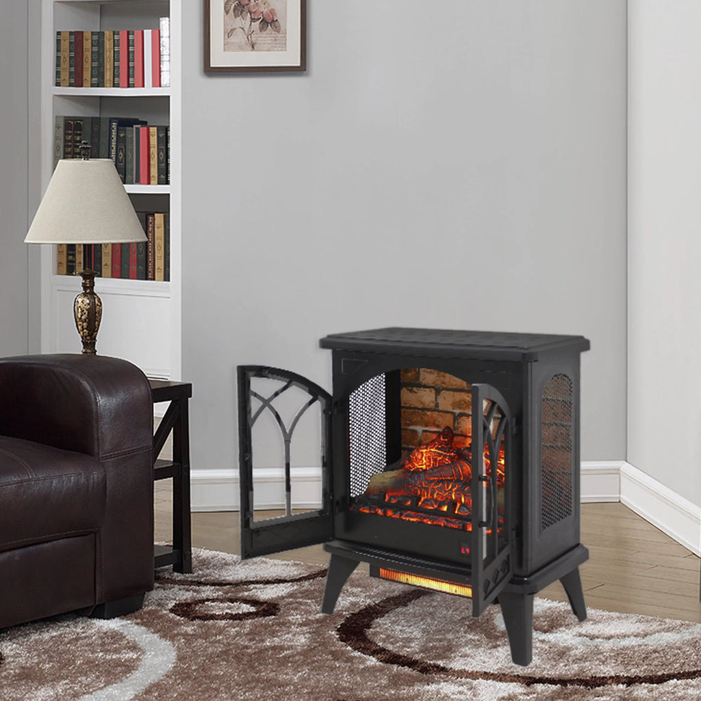 24 Inch 3D Infrared Electric Stove with Remote Control L943