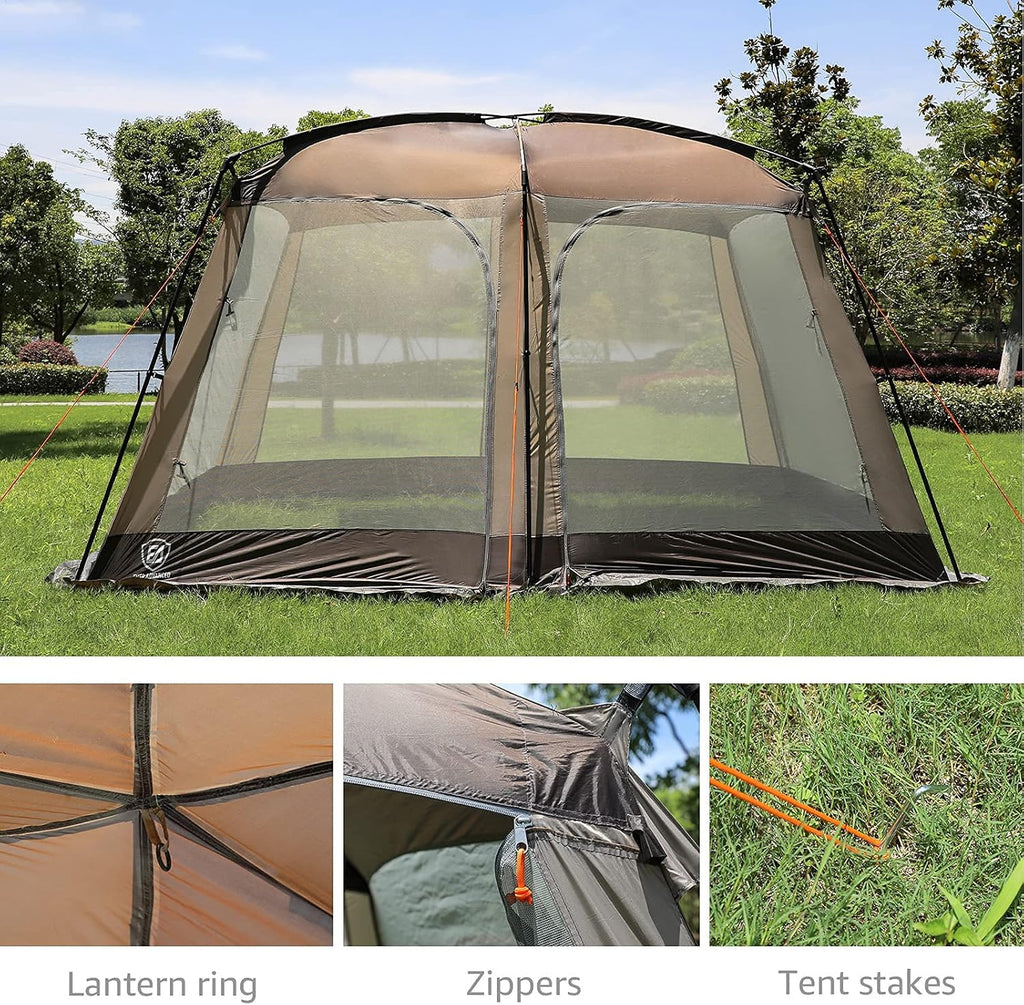 12' x 10' Screen House Tent 8-10 Person Sun Shelter I2762