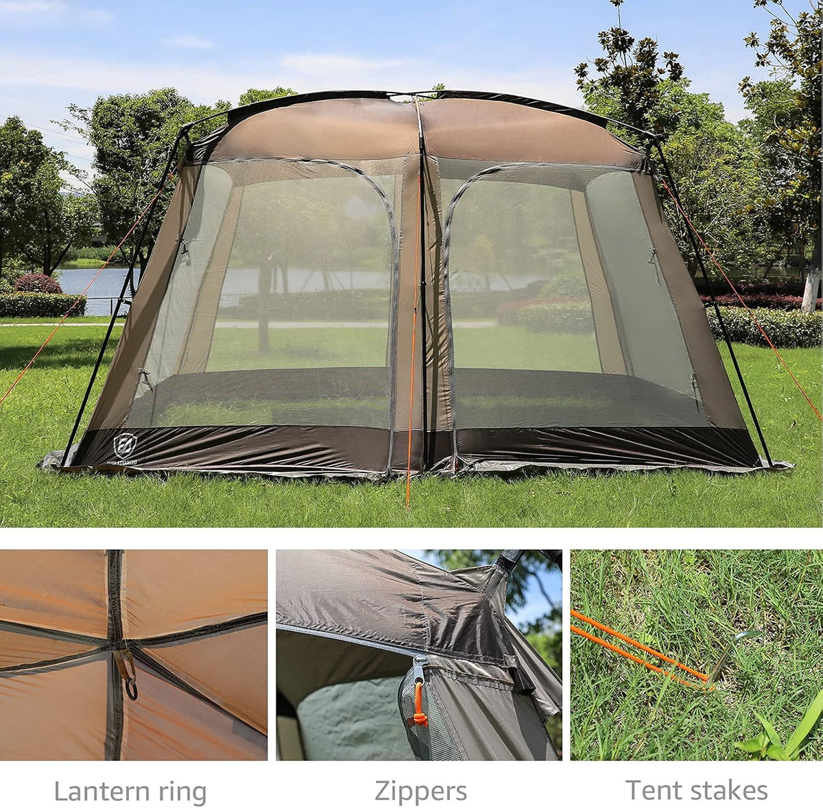 12' x 10' Screen House Tent 8-10 Person Sun Shelter I2762
