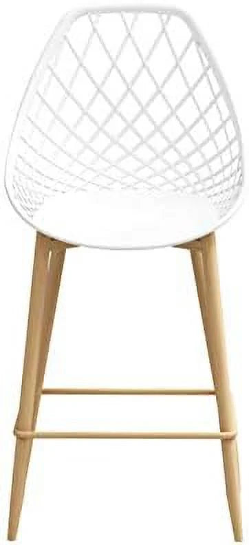 White Counter Chair Set of 2 P788