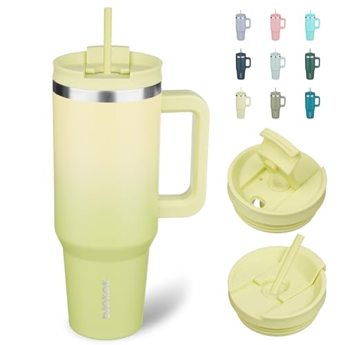 30 oz Stainless Steel Insulated Tumbler With Handle Lid And Straw X878