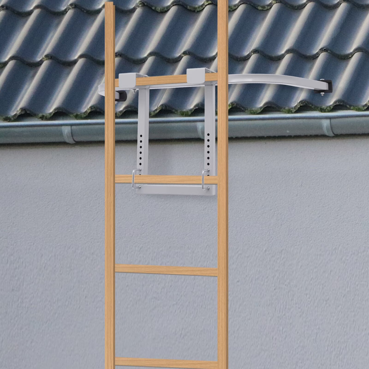 U Shape Ladder Stabilizer Standoff Wing Span Wall Ladder Extension Roof N437
