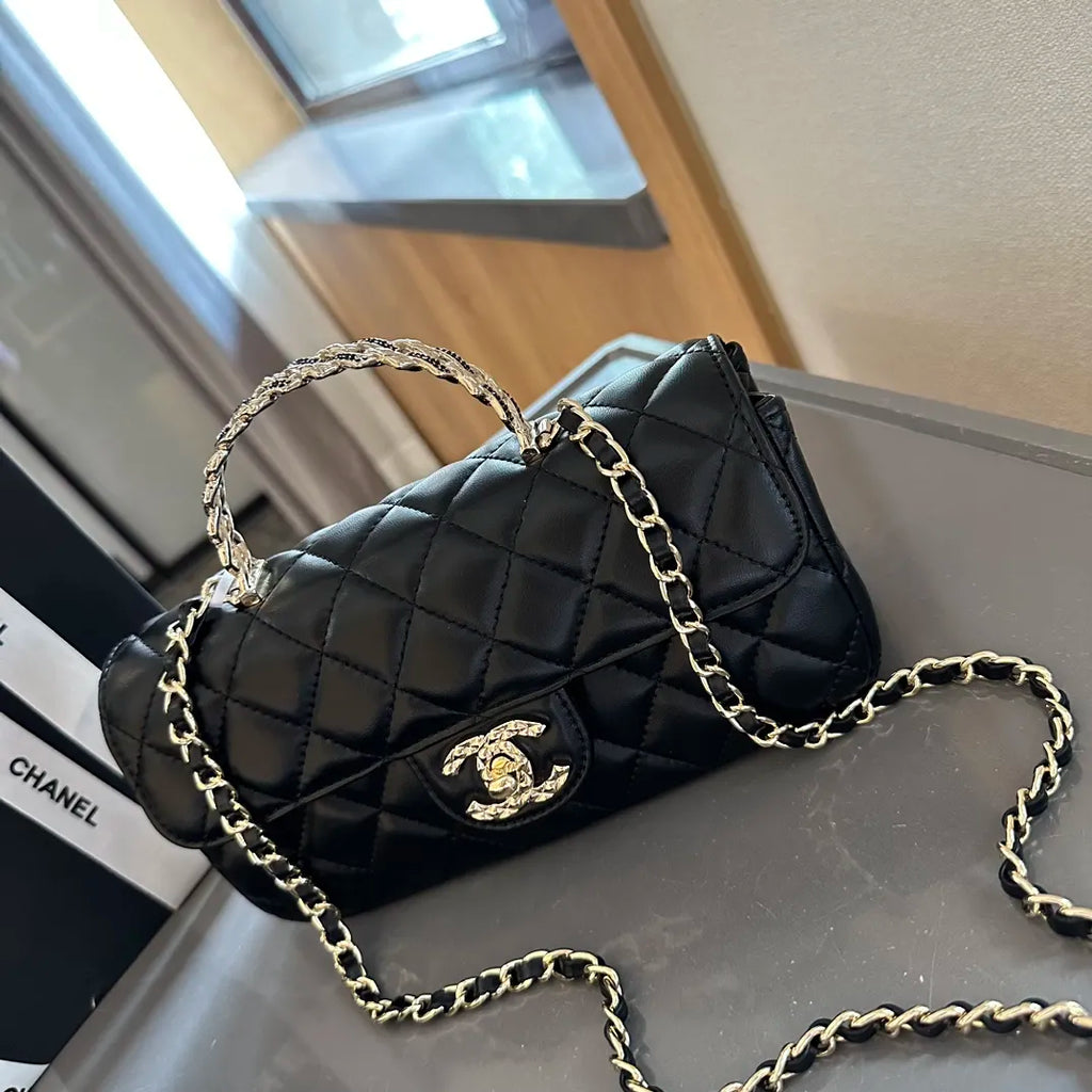 Quilted Lambskin Rectangular Flap I889