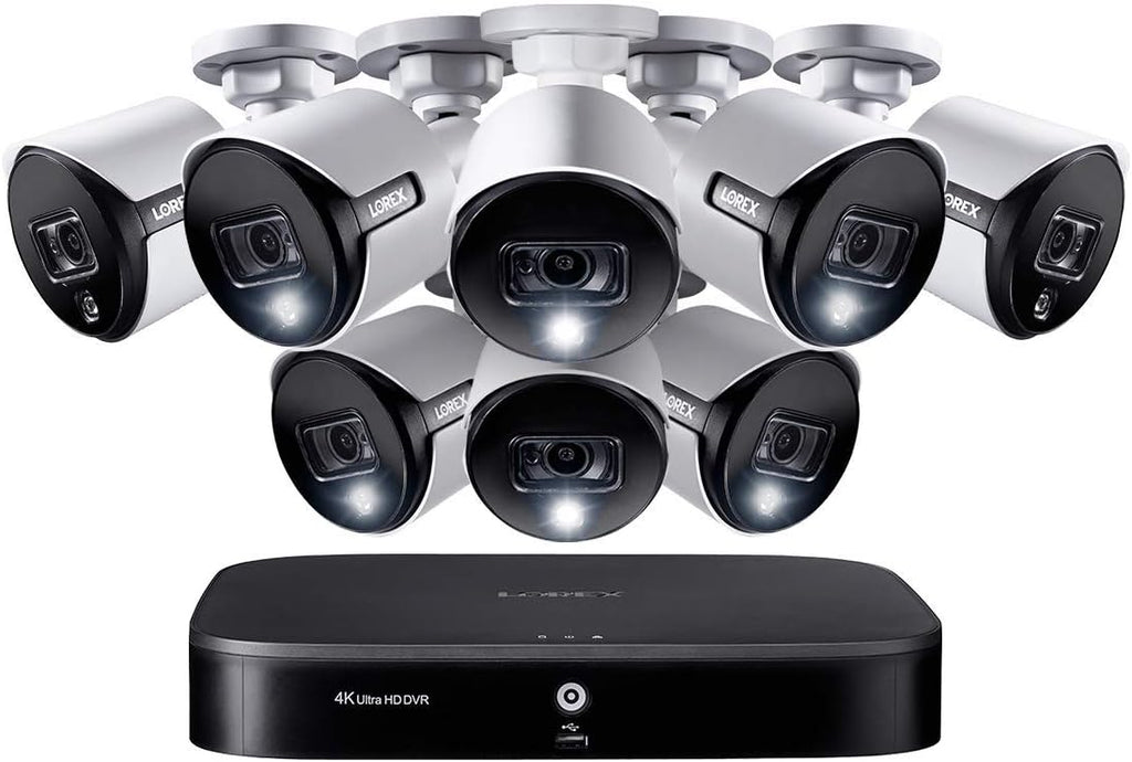 4K Ultra HD 8-Channel Security System with 8 Indoor/Outdoor Cameras S186849