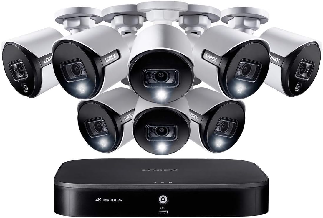 4K Ultra HD 8-Channel Security System with 8 Indoor/Outdoor Cameras S186849