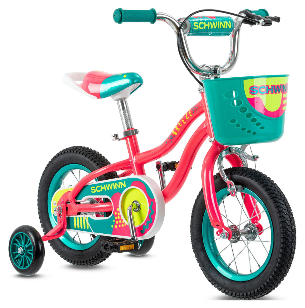 Teal 12 Kids Bike with Basket C480457