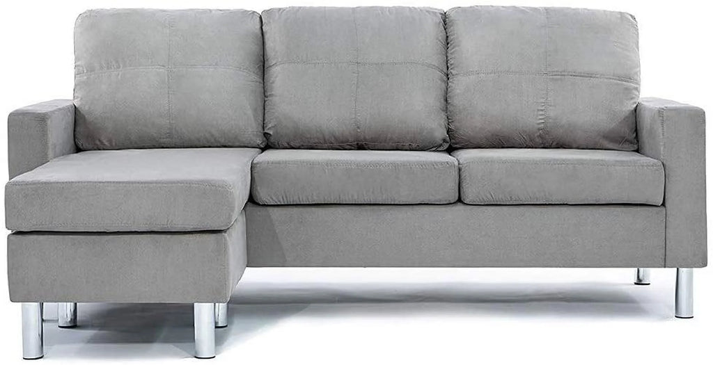 Modern Sectional Sofa Gray L9116