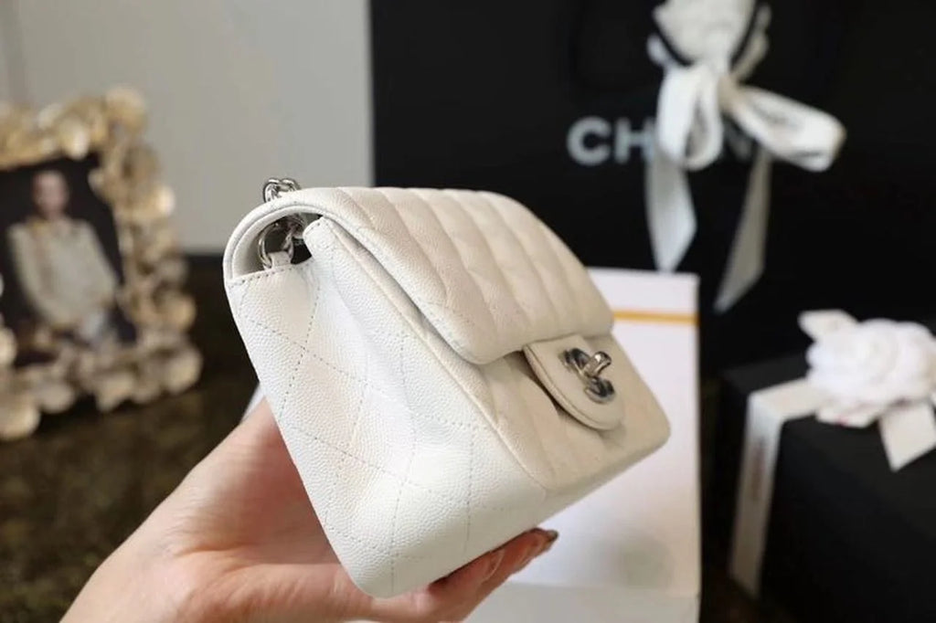 White Mini Flap Bag Q415494