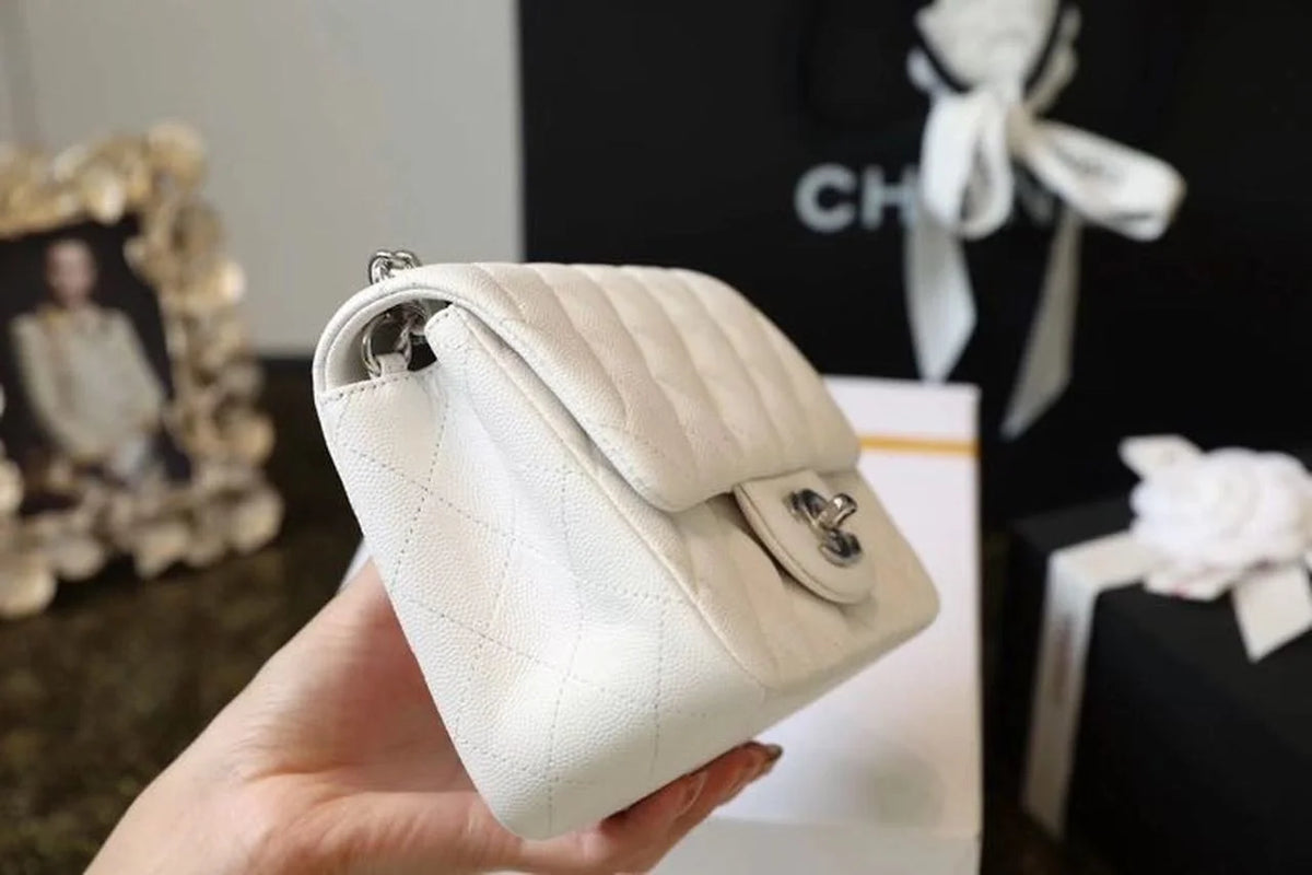 White Mini Flap Bag Q415494