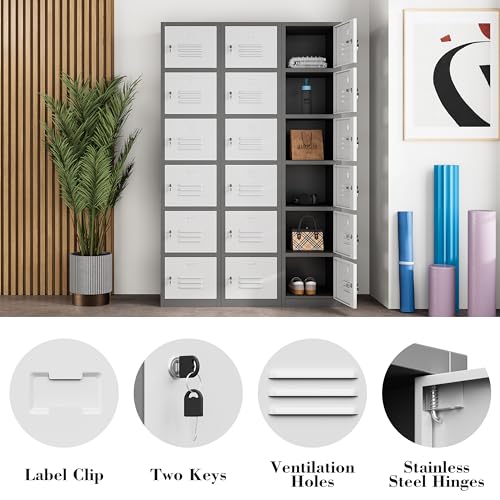 71" Metal Storage Cabinet with Lock J28208