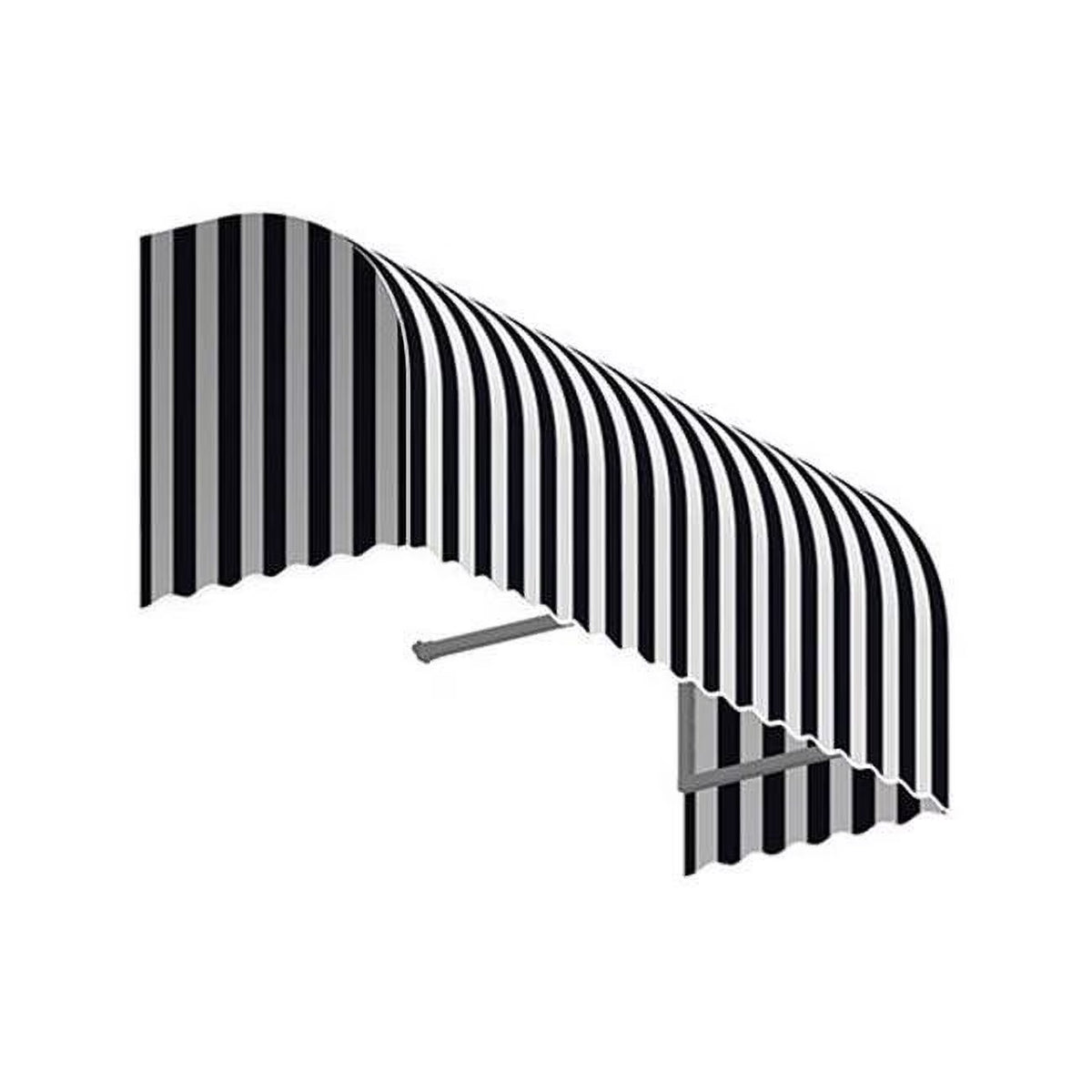 Black & White Window & Entry Awning D4463
