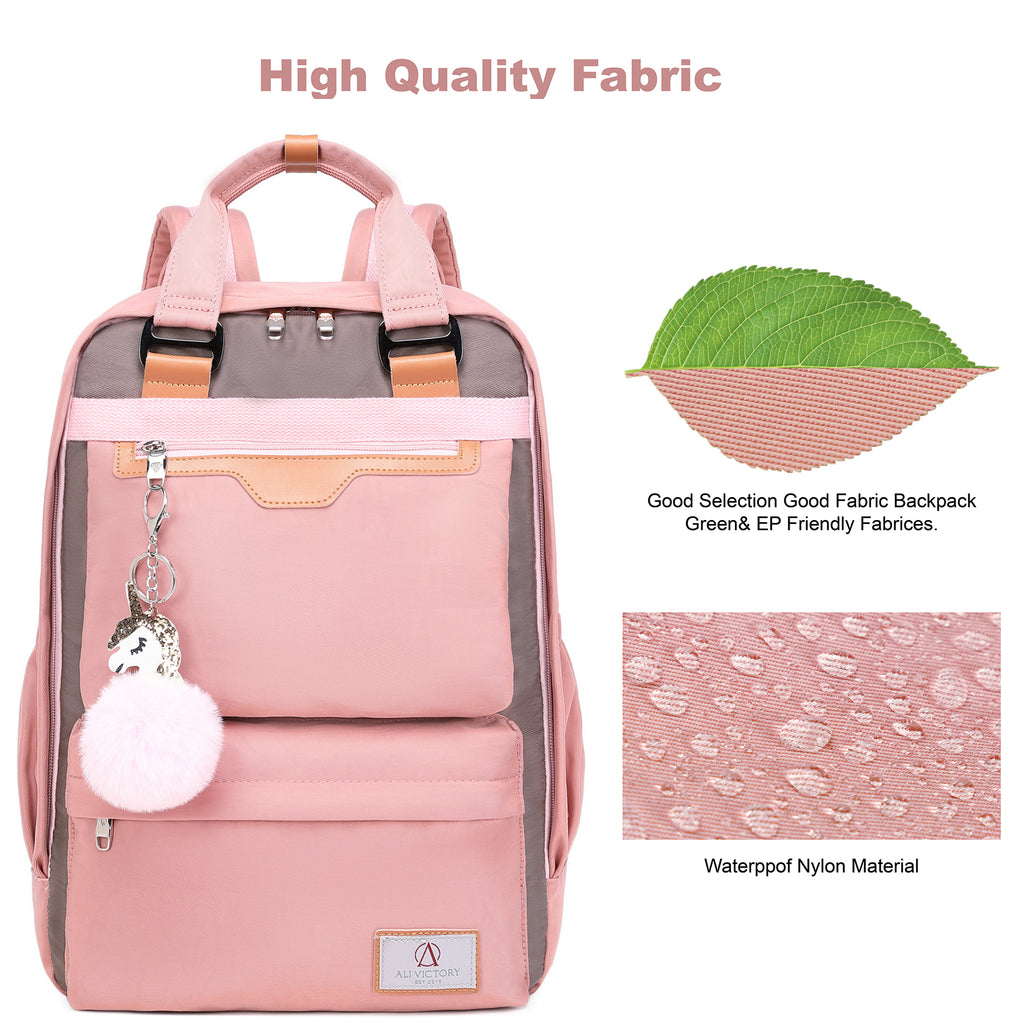 Pink Anti Theft Laptop Backpack K2750
