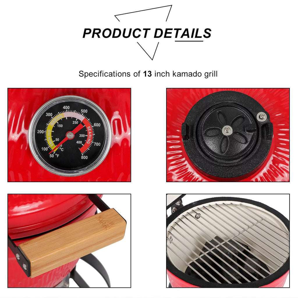 Charcoal Kamado Grill Ceramic Outdoor BBQ Grill K593