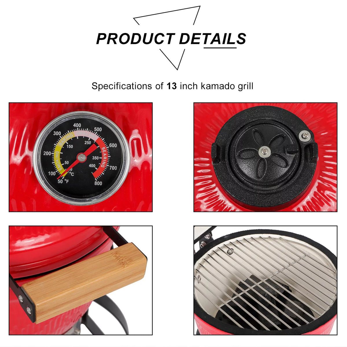 Charcoal Kamado Grill Ceramic Outdoor BBQ Grill K593