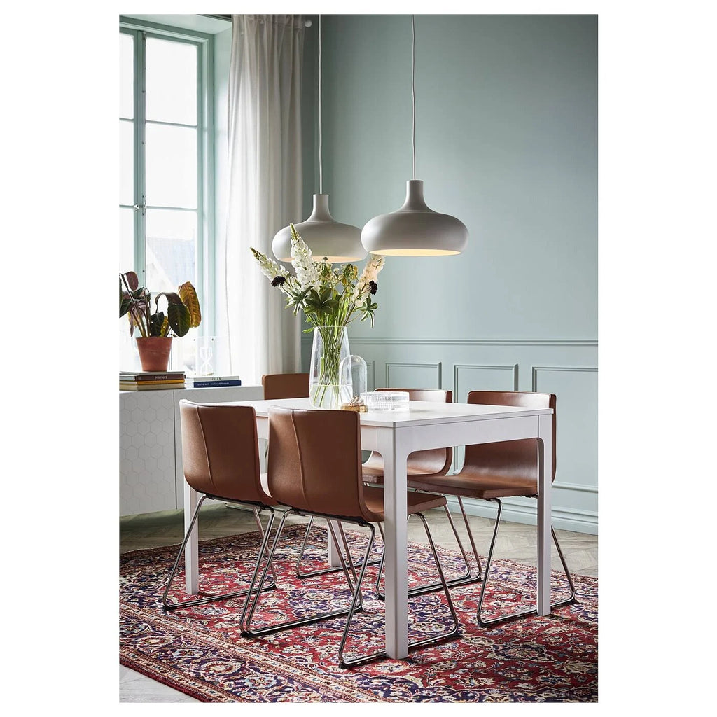 Chrome Plated Mjuk Golden Brown Chair H43325