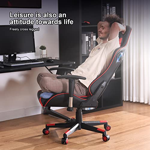 Black Ergonomic Gaming Chair with Speakers M9315