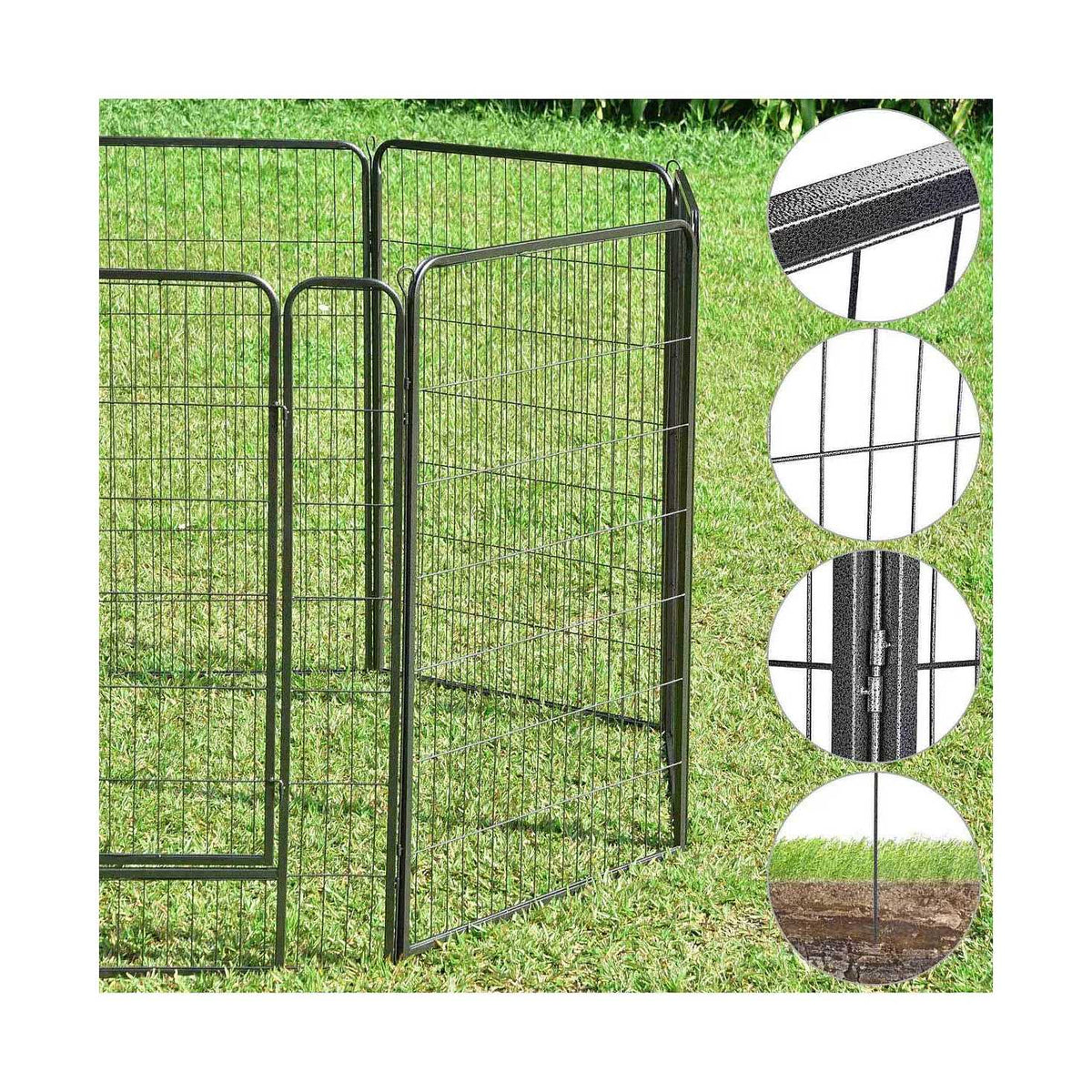 Extra Large Pet Playpen Dog Exercise Fence Panel H4284