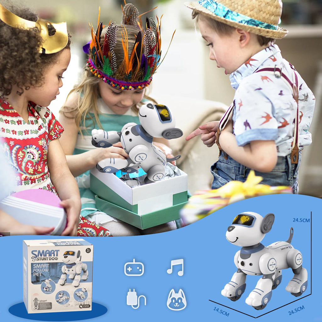 Robot Dog Toy with Interactive Touch Sensors V7491
