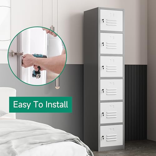 71" Metal Storage Cabinet with Lock J28208