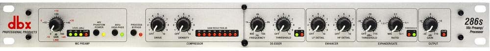 Preamplifier Channel Strip Mic Pre Amp with 2x 25' XLR Cables V89217