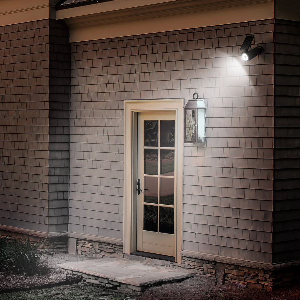 Solar Motion Security Light, Black, 800 Lumens X824