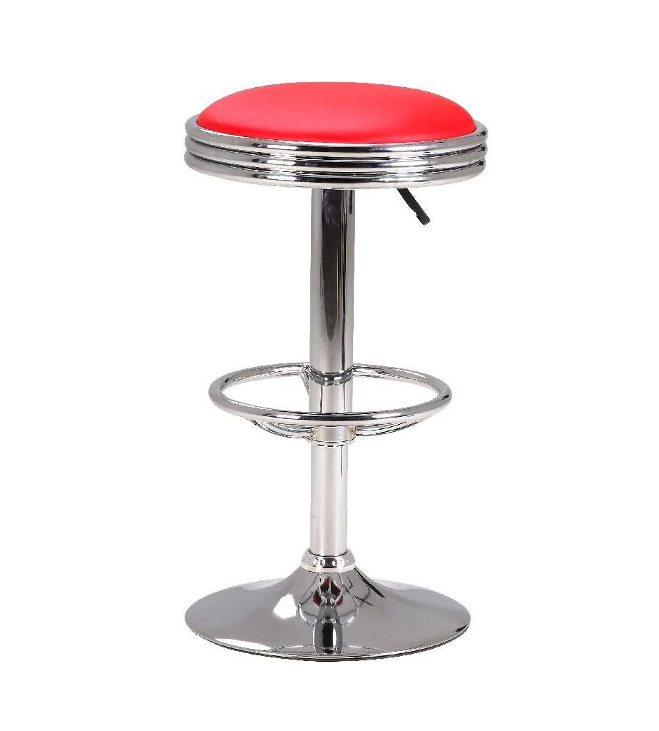 Red Swivel Bar Stool L263339