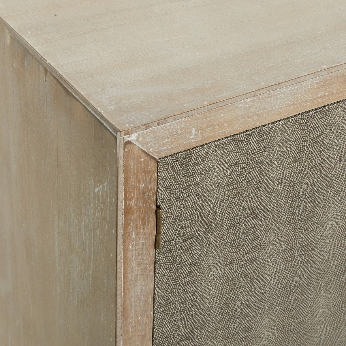 Brown Iron Cabinet P90280