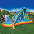 Inflatable Water Slide with Built in Sprinkler and Basketball Hoop X7394