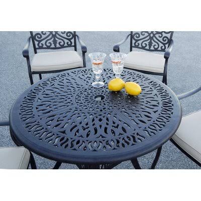 Antique Bronze Metal Dining Table U98263