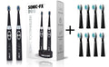 Black Electric Toothbrushes with 14 Brush Heads E8971