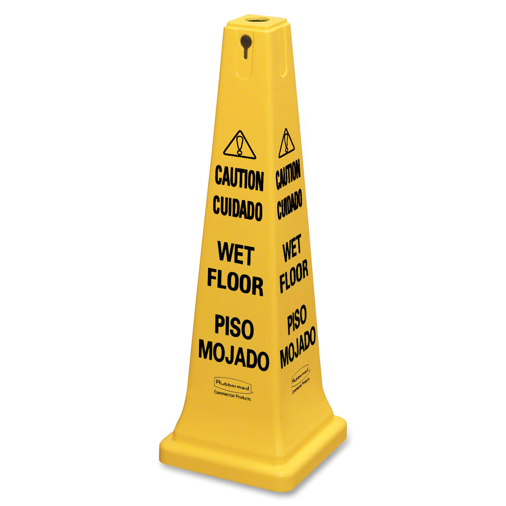Wet Floor Yellow Safety Cone U911