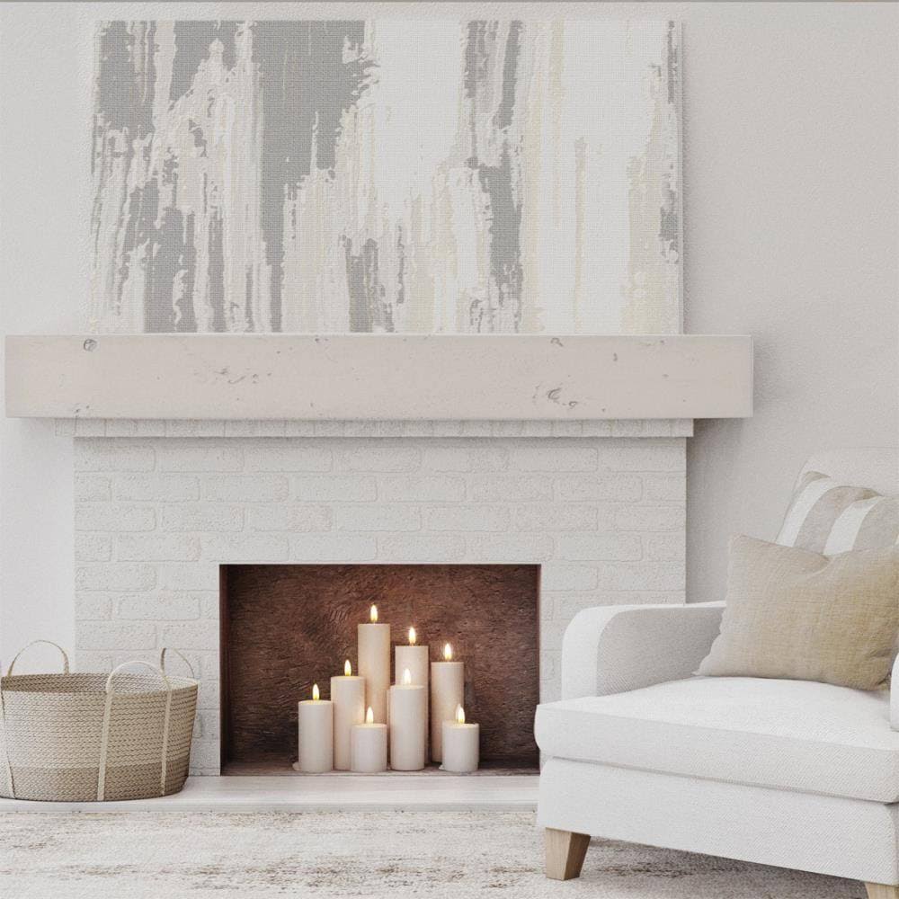 Knotty Pine Faux Wood Fireplace Mantel O217
