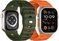 Soft Silicone Sport Bands 49mm 45mm 44mm 42mm 2 Pack P742250
