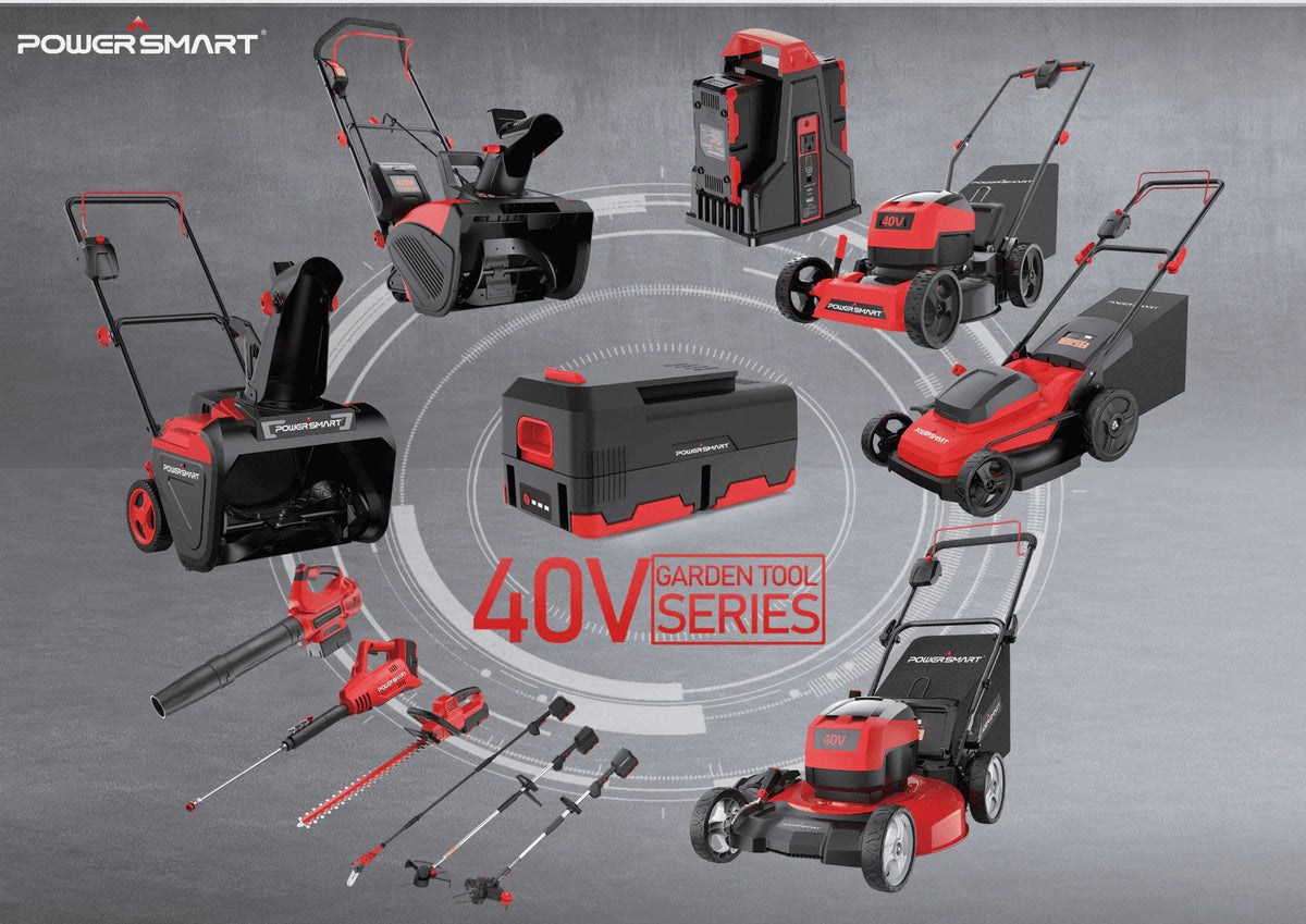 40V 17-inch Cordless Brushless Electric Push Lawn Mower K34393