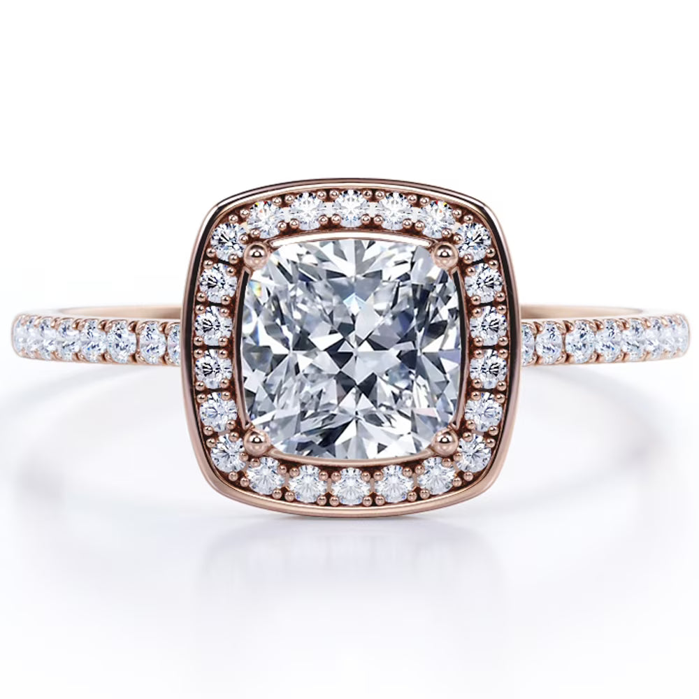 Pave Engagement Ring Q7383