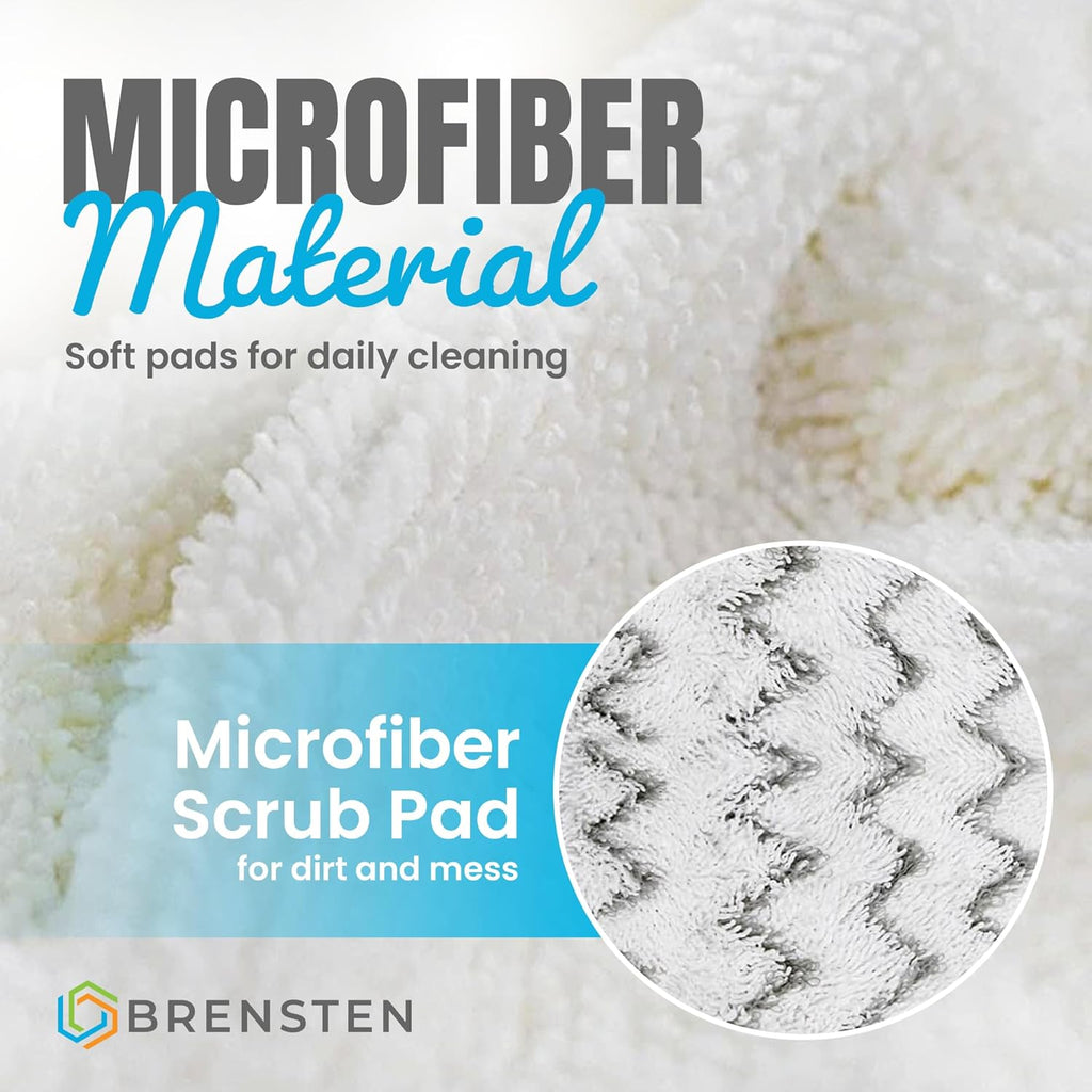 6 Pack Reusable Steam Mop Replacement Pads I506
