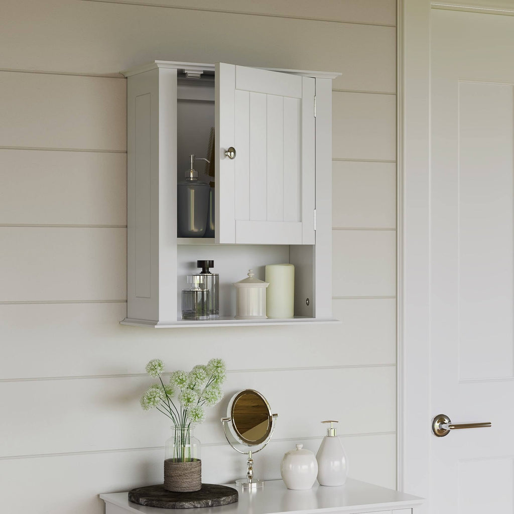 Single Door Wall Cabinet Gray M832745