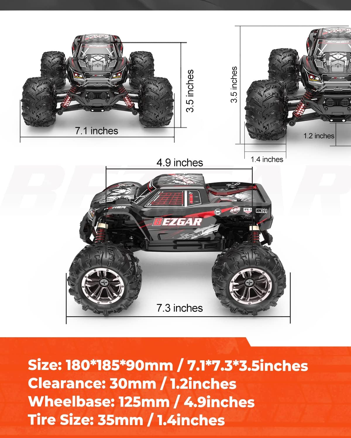 Remote Control Off Road RC Monster Car N9118