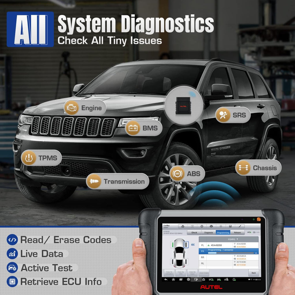 Bi-Directional Control 31+ Service All System Diagnostics Scanner E8635