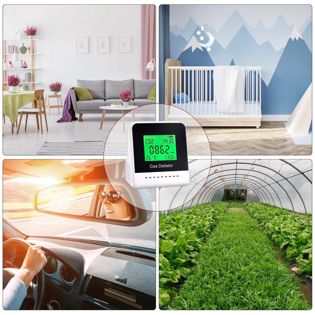 CO2 Detector Air Quality Monitor with NDIR Sensor V1284