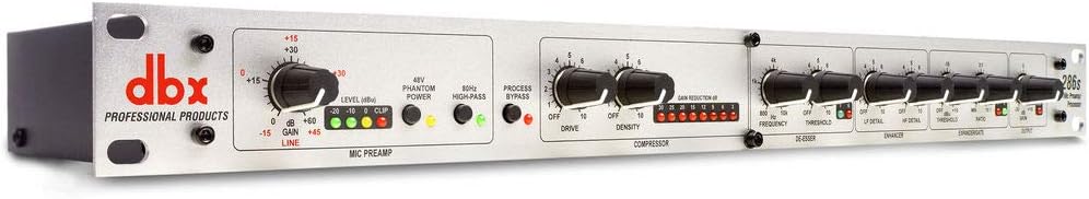 Preamplifier Channel Strip Mic Pre Amp with 2x 25' XLR Cables V89217
