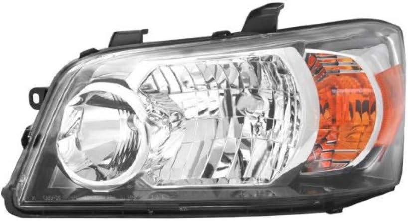 Headlight Assembly for Toyota Highlander 2004 2005 2006 Passenger Side with Bulbs B2205
